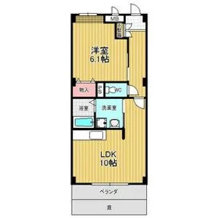 レザン ブライド【1階】の間取り