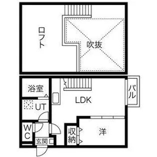 CREO栄生伍番館【101号室】の間取り