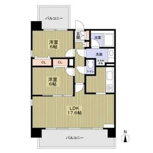 Tres Acorde(トレス・アコルデ)【11階】の間取り