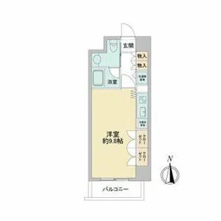 S-FORT桜山【411号室】の間取り