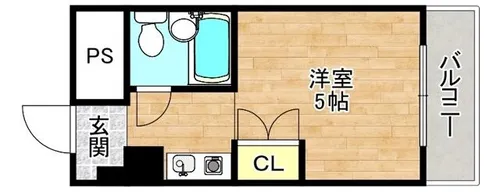 メゾンマルシェアン【3階】の間取り