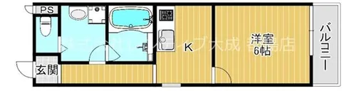 大阪府大阪市旭区高殿7丁目【アパート】の間取り