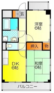 ニューセンチュリー西村【2階】の間取り