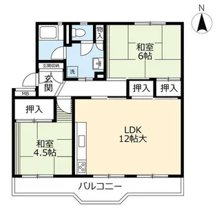 UR志徳【0300403号室】の間取り