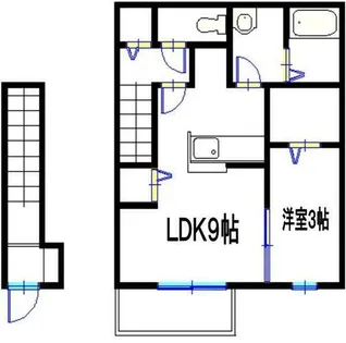 クローバーパル【202号室】の間取り