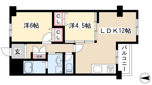 第2水野マンション【3階】の間取り