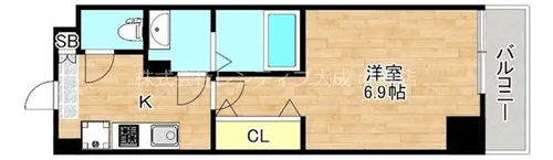 大阪府大阪市生野区鶴橋1丁目【マンション】の間取り