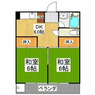 レジデンス大野木【507号室】の間取り