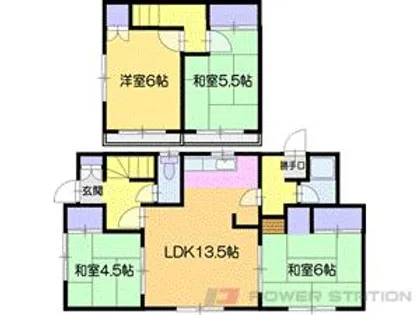 北海道岩見沢市南町八条5丁目【一戸建】の間取り