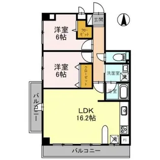 フレア・ブローリー【2階】の間取り