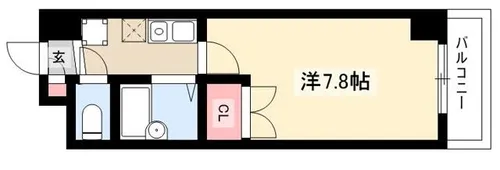 プロビデンス御器所【605号室】の間取り