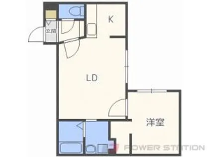 ラヴェーラ円山鳥居前【4階】の間取り