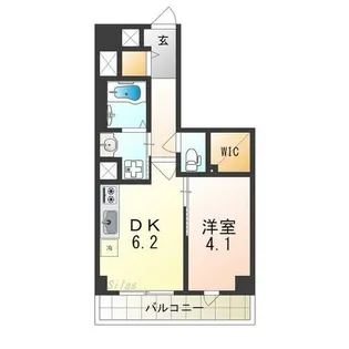 メゾン材木町【2階】の間取り