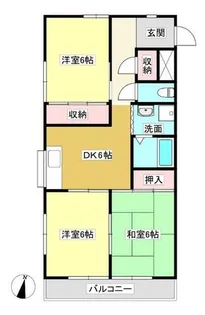 吉平ハイツ【2階】の間取り