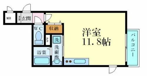 Mep総社本町【4階】の間取り
