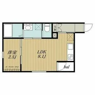 HMT東岡崎【3階】の間取り