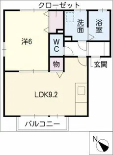 オーベルジュ【1階】の間取り