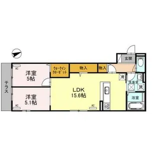 アリエーテ【1階】の間取り