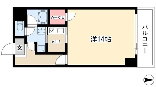 Conde葵一丁目( S-FORT葵一丁目)【0206号室】の間取り