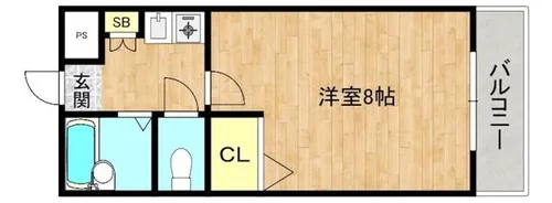 大阪府守口市竜田通2丁目【マンション】の間取り