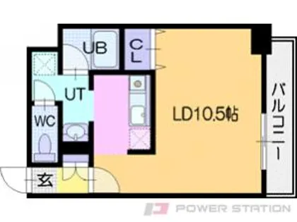 レフィナード【8階】の間取り