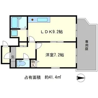 井筒ホームズ河原町【1階】の間取り