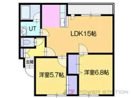 ヴィクトリアV【1階】の間取り