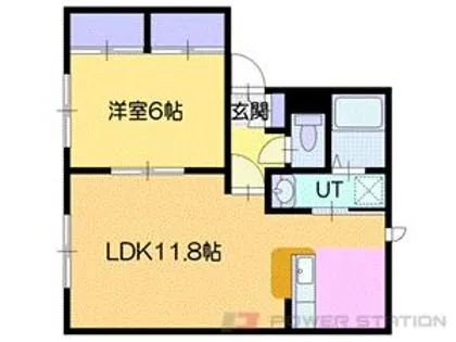 パティオA【2階】の間取り