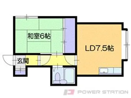 ジョージハウス文京【2階】の間取り