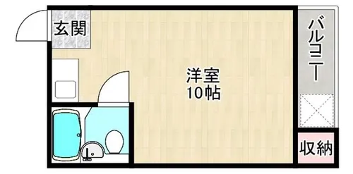 大阪府大阪市都島区毛馬町1丁目【マンション】の間取り