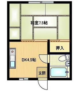 大阪府大阪市都島区高倉町1丁目【マンション】の間取り