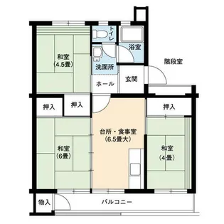 UR豊明【0410310号室】の間取り