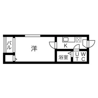 メドラーウエスト【103号室】の間取り