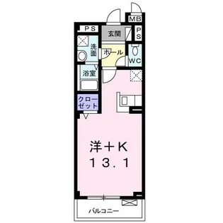 ブリリアント テラス【1階】の間取り