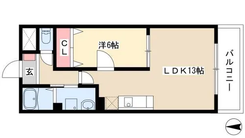 メゾンSKⅡ【303号室】の間取り