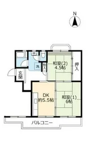 UR泉南尾崎【0050502号室】の間取り