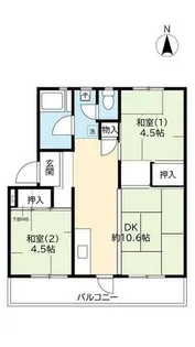 UR金剛【3320301号室】の間取り