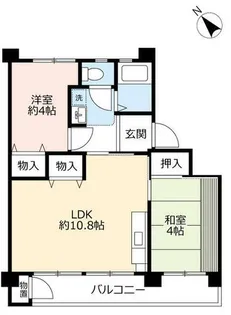 UR東豊中第二【1500506号室】の間取り