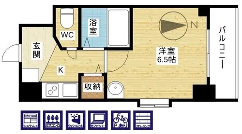 Fr.imp大阪三国【4階】の間取り
