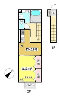 Cozy-court【2階】の間取り