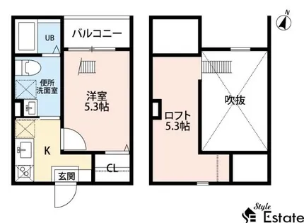 フォルゴーレⅡ【2階】の間取り