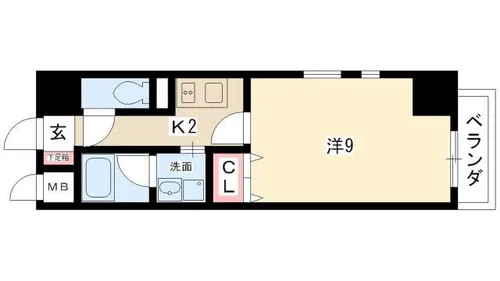 レジディア東桜【0511号室】の間取り