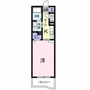ヌーヴェル・バーグ【3階】の間取り