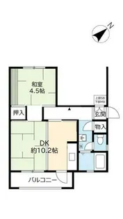 UR金剛【3130301号室】の間取り