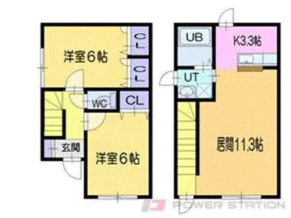 フローラm【1階】の間取り