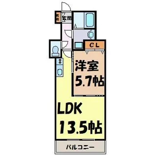 パルクメゾン鶴舞公園【2階】の間取り