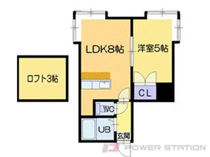 ハーバーライトI【2階】の間取り