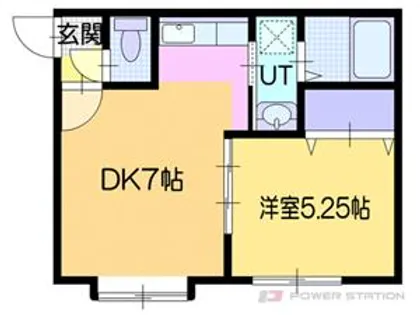 カーズ運河公園【2階】の間取り