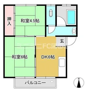 マルニマンション【5号室】の間取り