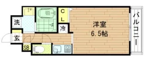 レオンコンフォート上本町【2階】の間取り